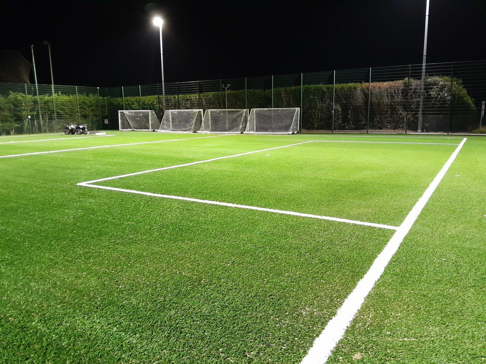 A floodlit 3G pitch laid by Envirolawn